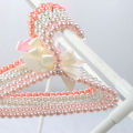 Clothes Hanger with Bow Non-slip ABS Children Faux Pearl Rack for Home. 