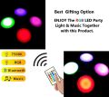 LED RGB Football Bulb E27 round shaped UFO Lamp 4 sides adjustable Bubble Ball Foldable Light with Bluetooth speaker & Remote Control. 