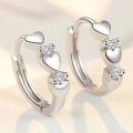 1 Pairs Magnetic Slimming Earrings Earring Weight Loss Earrings Heart Therapy Magnetic Therapy Chakra Burning Fat Health. 