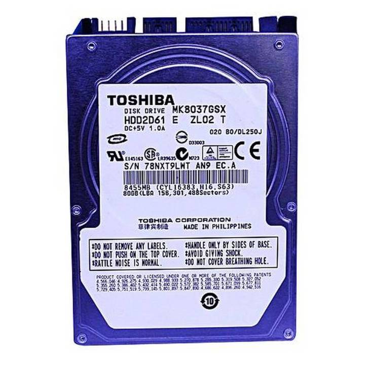 Generic 80gb 80 gb 2.5 SATA Internal Hard Drive For Laptop/PS3/Mac (80 GB)