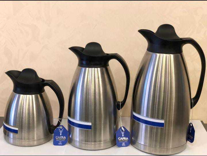 Tea Coffee Vacuum Flask Thermos Jug 1L 2L 3L Stainless Steel Hot Cold