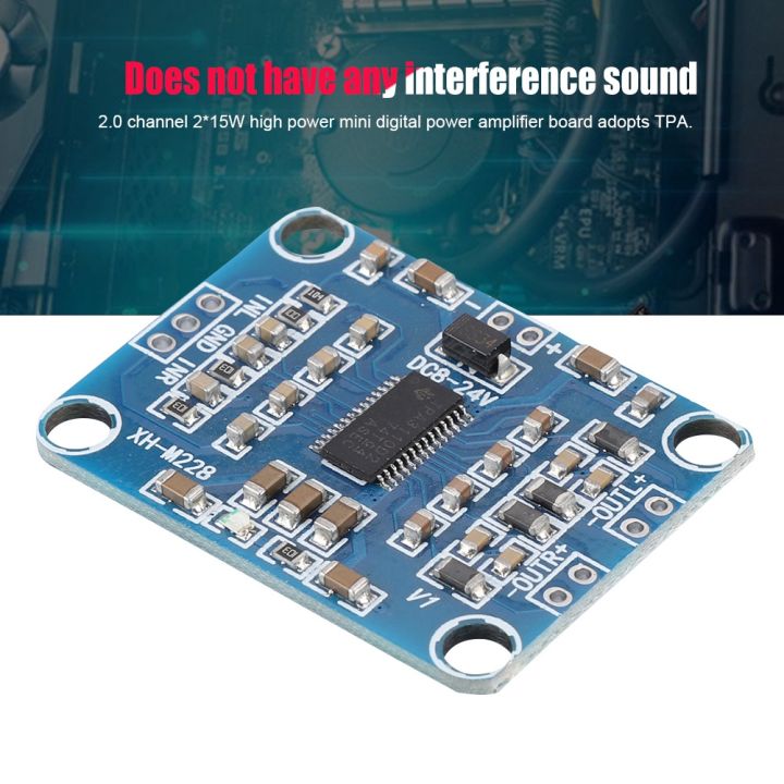 amplifier board TPA3110 2X15W Di tal Audio Stereo Amplifier Module Board Mini Binaural