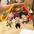Creative Cartoon Anime Dragon Ball Hand Rope Keychain Trendy Blind Box Doll Backpack Pendant Sun Wukong Small Gift. 