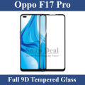 Oppo F17 Pro Full Black 9D/5D/10D/11D/6D Tempered Glass Screen Protector Edge to Edge Full Glue Premium Quality Film For Oppo F17 Pro. 