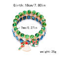 Christmas Bracelets
Beaded Bracelet Set
Fashion Accessories
New Year Gift Ornaments
Christmas Jewelry. 