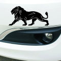 Car Sticker Walking Lion Pattern Vinyl Decals Motorcycle Car Stickers Personality Car-styling color:Black. 