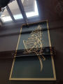 Beautiful Acrylic Mirror Wall Art - Laser Cut Design for Living Room and Bedroom Decor. 
