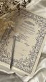 Luxury Floral Nikkah Certificate, Islamic Wedding Contract, Nikkah Nama, Muslim Marriage Certificate, Vintage Floral Print, Floral Wreath A4. 