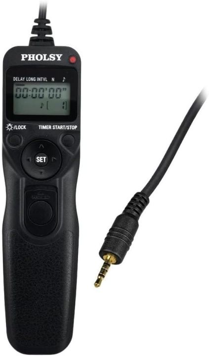 PHOLSY P6 Timer Remote Control Cable with Intervalometer for Panasonic