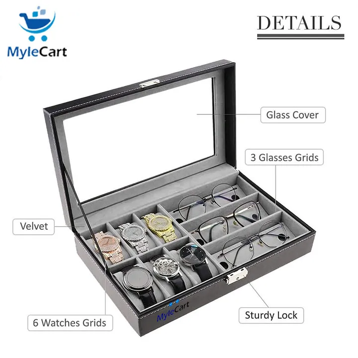 MyleCart%206%20Grids%20Watch%20and%203%20sunglasses%20Box%20PU%20Leather%20Watch%20Case%20Holder%20Organizer%20Storage%20Box%20Watch%20Sunglasses%20box%20-%20Image%204