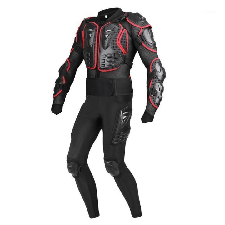 Motocross Motorcycle Full Body Armor Jacket Pant Spine Protective Gear Motorcycle ATV Guard Biker