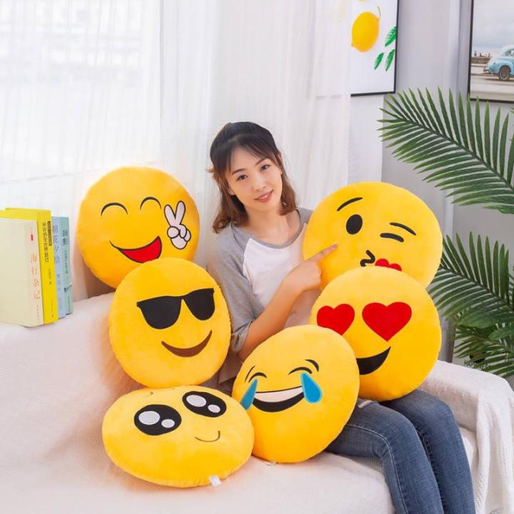 (10%20Inches/%2025.4cm)%20Emoji%20Cool%20Face%20Pillow%20-%20Plush%20Comfort%20Fluffy%20Cushion%20with%20Ball%20Fiber%20Cotton%20Filling%20-Yellow%20-%20Image%207