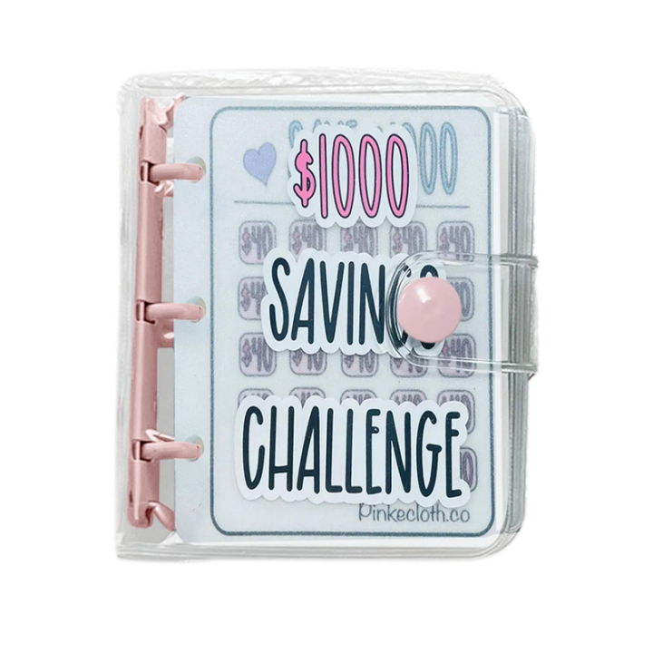 1000 Savings Challenge Binder Money Saving Binder Savings Challenges Book with Envelopes, Envelope Savings Challenge