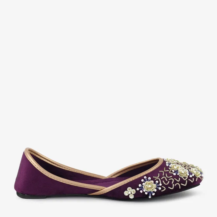 ECS%20Velvet%20Bloom%20Flat%20Khusa%20For%20Women%20-%20Image%203