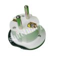 EU Plug Universal Travel Adapter Converter US AU UK To European Europe AC Two pin Multiplug Adapter White/Grey with Safety Shutter. 