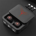 M88 V5.3 Dual Mode Zero Delay LED Display Wireless Earbuds With Power Bank Option. 