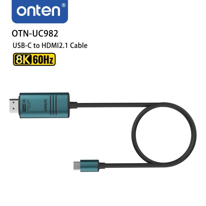 Onten UC982 USB-C to HDMI 2.1 8K Cable