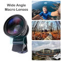 DoomHot Mobile Phone Camera Lens Smartphone Lens Wide Angle Micro Camera 2 IN 1 Clip Lens Professional Universal Clip Phone Lens Smartphones For Samsung Xiaomi. 