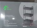 Clothing Rack with Wheels, Clothes Organizer with 2 Tier Baskets Rolling Clothes Rack Garment Rack for Living Room Bedroom Entryway. 