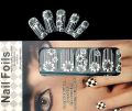 12 Sheets Full Wrap Nail Polish Stickers,Self Adhesive Decals Nail Art Designs Nails Strips White Lace Nail Foil QJ-139. 