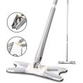 X Shape Mop or Floor Cleaning Hands-Free Squeeze Microfiber Flat Mop System 360° Flexible Head, Wet and Dry mop for Home Kitchen with 1 Super-absorbent Microfiber Pads. 