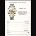 Binbond New Automatic Non-Mechanical Watch Men's Waterproof Calendar Luminous Tourbillon Trendy Men's Hollow Design. 