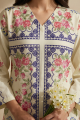 Zellbury Stitched Summer 2 Piece Textured Lawn Kurta Trouser - 2607 Cambric Trouser RTW - Stitched Suit For Women - Dress For Girls - Women Pret - Summer '1.0 - Essential Pret Collection-2026. 