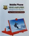 3D Enlarged Display Screen Magnifier for Mobile | Mobile Screen Magnifier & Mobile Phone Video Amplifier | HD Foldable Mobile Magnifier Screen Stand | Portable Movie Projector for Phone Cinema, Gaming & Study. 