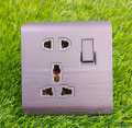 Light Plug China Fitting Switches + Sockets Electric Sheet/ Switch Board- Metal Series. 