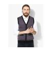 Grey & Black Cotton V-Neck Sweater for Men. 