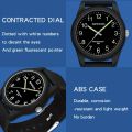 Men's Wrist Watches Ultra Thin Waterproof Simple Pointer Night Glow Round Watch, Ideal choice for Gifts. 