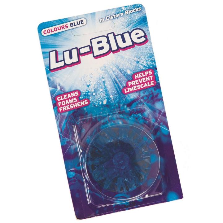 Lu Blue Toilet Cleaner Freshener Tablet In-Cistern Toilet Blocks Prevent LimeScale for Bathroom, Kitchen Cleaning and Foaming Action