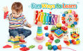 Wooden Assembling & Stacking Blocks Puzzle. 