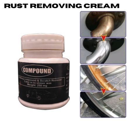 Rubbing Compound for Minor Scratches - 250g | Rust & Stain Remover for Chrome & Car Surfaces
