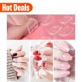 100 Glue Dots Fakee Nails Sticker Transparent Double Sided Adhesive Tapes Stickers Falsee Nail Tips Extension Stick Tools Artificial Nails Sticker. 