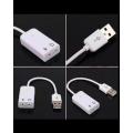 Usb Audio Sound Card Adapter Virtual 7.1 Channel Usb 2.0 Mic Speaker Audio Microphone 3.5Mm Jack Converter For Pc Usb 3D Microphone Headset Adapter. 