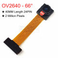 OV2640 Camera Module for ESP32-CAM 2 Million Pixels 66 120 160 Degree Next 850nm Night Vision 24PIN 0.5MM Pitch 2MP 21MM 75MM. 