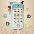 Baby Phone Toy – Musical Sound Telephone with Teether & Lights | Interactive Educational Toy for Infants & Toddlers | Perfect Gift for Kids. 