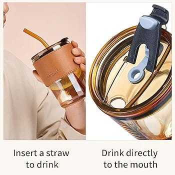 Tumbler%20Mug%20with%20Lid,%20Glass%20Straw%20and%20Protective%20Anti-Skid%20Leather%20Sleeve%20for%20Hot%20and%20Cold%20Beverages%20Tea%20Coffee%20Smoothies%20Fruit%20Juice%20Travel%20Mug%20.435ml%20-%20Image%207