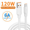 120W 6A Fast Charging Cable - Micro Usb Cable - Fast charging cable for All Smartphones. 