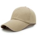 【LuckyBabyFans Store】Unisex Plain Black Super Extra Bill Snapback Cap Adjustable Baseball Cap Sandwich Hat Sun Visor Hat Canvas Cap. 