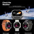 Smart Watch with Bluetooth Calling | AMOLED Display Fitness Tracker | Metal Body Smartwatch for Men & Women. 