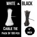 cable tie , zip tie , tie 4 inch. 