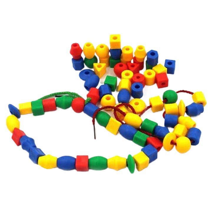 Big size lace beads set early learning toys Children interaction toys