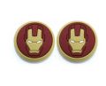 Dark Iron Man Thumb Grips PS5 / PS4 / XBOX One X / S Joystick controller skin caps ( Pack of 2pc ). 