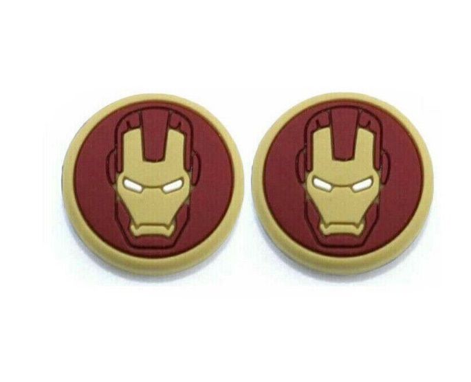 Dark Iron Man Thumb Grips PS5 / PS4 / XBOX One X / S Joystick controller skin caps ( Pack of 2pc )