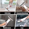 Self-Squeeze Mini Mop, Portable Strong Absorbent Self Wringing Sponge Mop for Tableware Desktop Glass, Wet and Dry Use, Lazy Hand Wash-Free Squeeze Mop Cleaner for Bathroom Kitchen. 