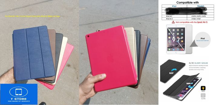 For iPad Air / Air 2 cover Smart Case Auto Sleep & Wake up Case