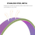 Metal Bands for Fitbit Alta HR Bracelet Watch Strap for Women Men Stainless Steel Alta Wristbands Purple Pink Band Accessories. 