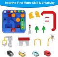 Car Adventure Toy, Race Tracks For Boys Car Adventure Toys for 3+ Year Old Boys Girls, City Rescue Preschool Educational Toy Vehicle Puzzle Car Track Playsets for Toddlers. 